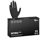 Nitrilové rukavice Espeon Nitril Ideal - 100 ks, černé, velikost XS (100177) + dárek zdarma