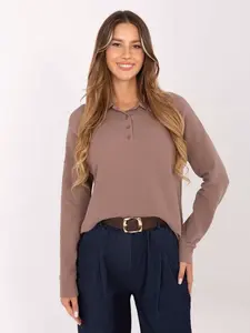 Blouse-LK-BZ-510126.00-dark beige
