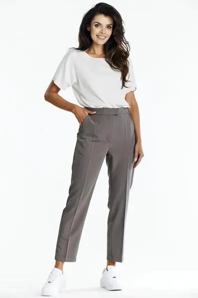 Awama Woman's Trousers A675 Brown
