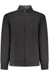 Pánská černá mikina na zip COVERI MOVING