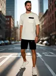 Pánský bílý dresový komplet Dstreet