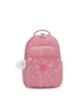 KIPLING Batoh 'Glitter Cats'  ružová / biela