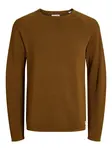 JACK & JONES Sveter 'JJEHILL'  hnedá