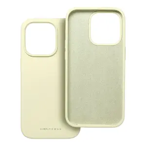 Zadní silikonový kryt ROAR CLOUD SKIN pro IPHONE 16 Plus Light Yellow