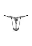 PETITE FLEUR GOLD Tangá  čierna