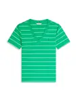 TOMMY HILFIGER Tričko 'CODY'  zelená / biela