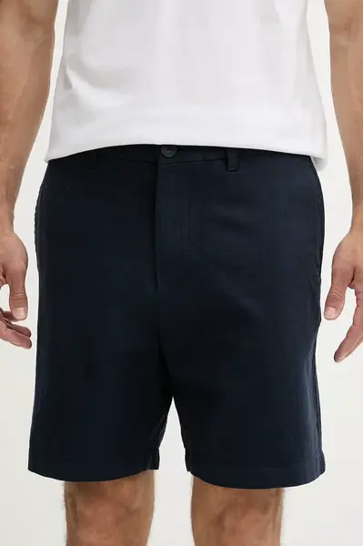 Armani Exchange šortky pánske s ľanom