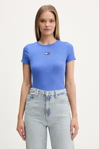 Tommy Jeans tričko dámske bavlnené s elastanom