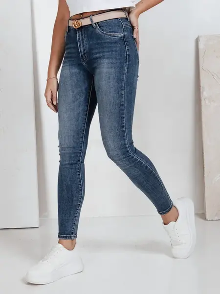 Dámské skinny džíny modré