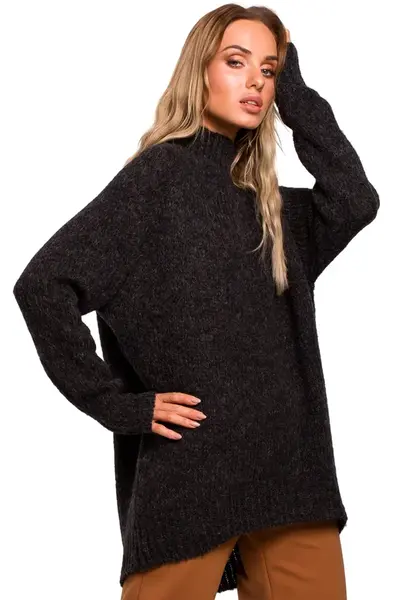 Made Of Emotion Woman's Pullover M468 Graphite