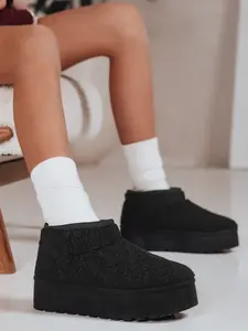 Dámské zimní boty na platformě