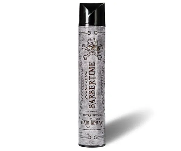 Lak na vlasy s ultra silnou fixací Barbertime Ultra Strong Hold Spray - 400 ml - Pirates of the Barbertime + dárek zdarma