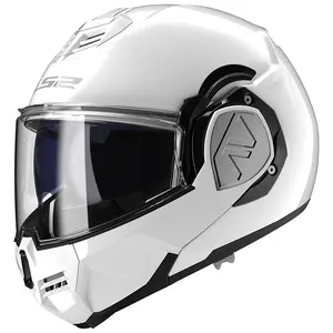 Překlopná moto přilba LS2 FF906 Advant Solid White P/J 3XL (65-66)