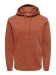 Only & Sons Mikina 'ONSCONNOR'  hrdzavo červená