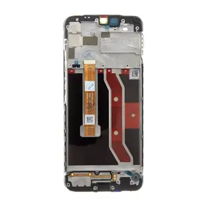 LCD + dotyk + přední kryt pro Realme 7i, black