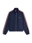 Tommy Jeans Prechodná bunda 'ESSENTIAL'  námornícka modrá / červená / biela