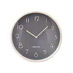 Nástěnné hodiny hnědé   38 cm