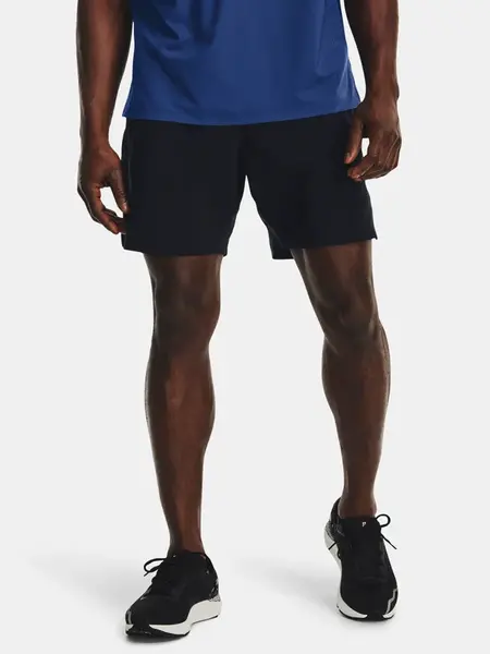Under Armour Kraťasy LAUNCH ELITE 2in1 7'' SHORT-BLK - Pánské