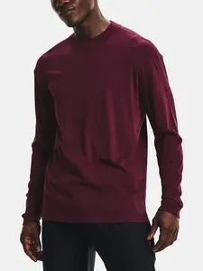 Under Armour Tričko UA Run Anywhere Long Sleeve-RED - Pánské