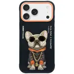 Zadní kryt NIMMY case GLASSES COOL DOG pro Apple IPHONE 17 Pro Max, černá