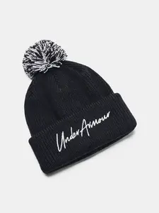 Čierna čiapka Under Armour UA Halftime Pom