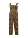 River Island Plus Overal  karamelová / čierna