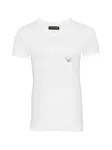 Emporio Armani Tričko  čierna / biela