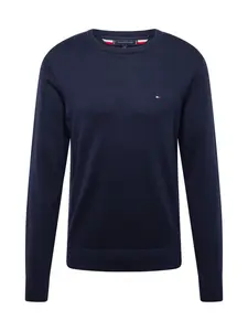 TOMMY HILFIGER Sveter 'ESSENTIAL'  námornícka modrá