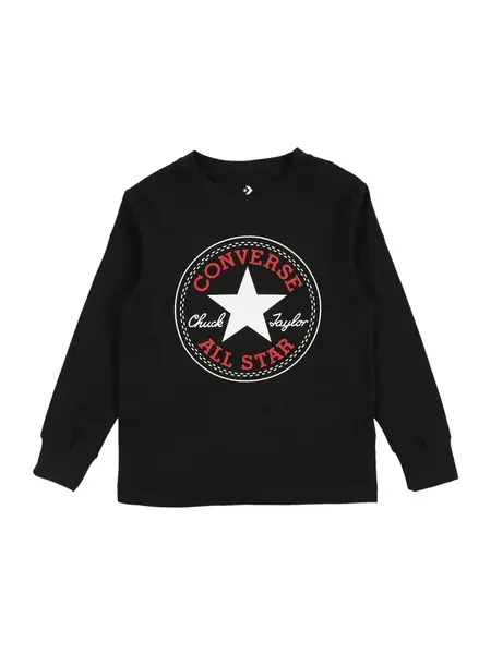 CONVERSE Tričko  červená / čierna / biela