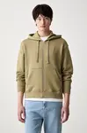 Kenzo mikina na zips s kapucňou pánska bavlnená