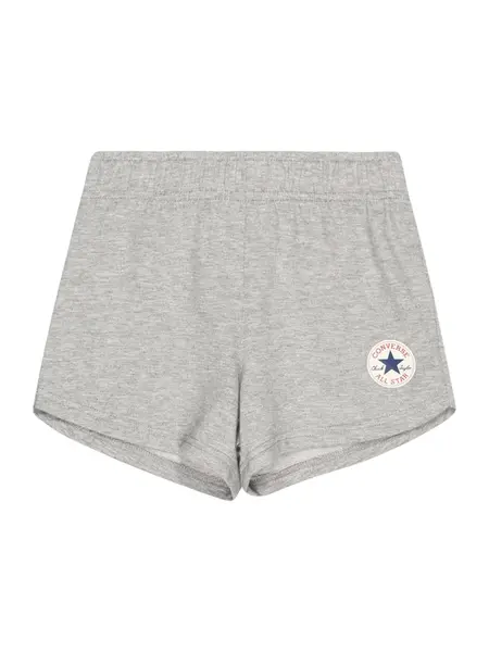 CONVERSE Nohavice  sivá melírovaná / biela