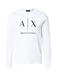 ARMANI EXCHANGE Tričko  čierna / biela