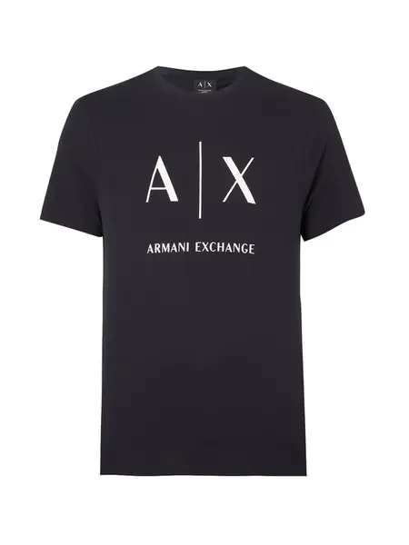 ARMANI EXCHANGE Tričko  námornícka modrá / biela