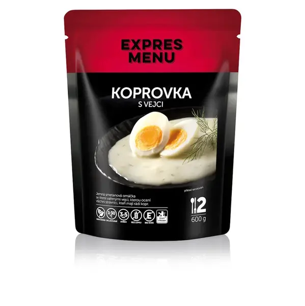 EXPRES MENU Koprová omáčka s vejci 2 porce