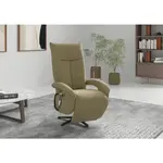 Sit & More RELAXAČNÍ KŘESLO, textil, olivově zelená