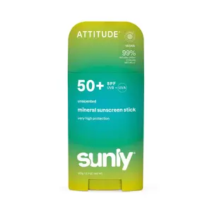 ATTITUDE Sunly Minerální opalovací krém SPF 50+ bez vůně 60 g