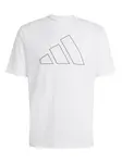 ADIDAS PERFORMANCE Funkčné tričko  čierna / biela