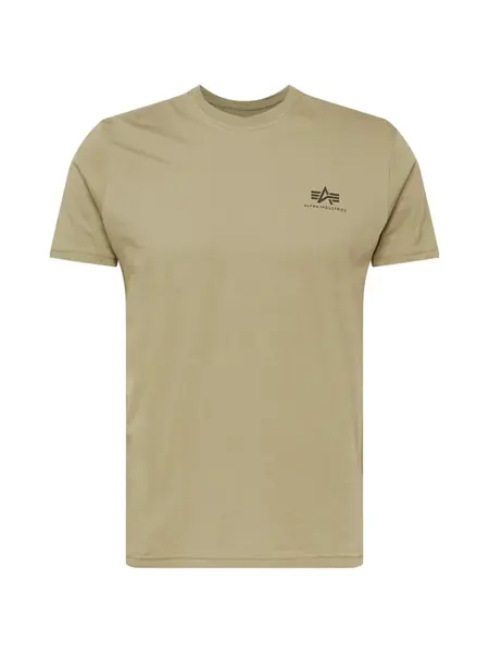 ALPHA INDUSTRIES Tričko  olivová / čierna