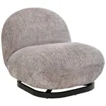 P & B KŘESLO, textil, světle šedá