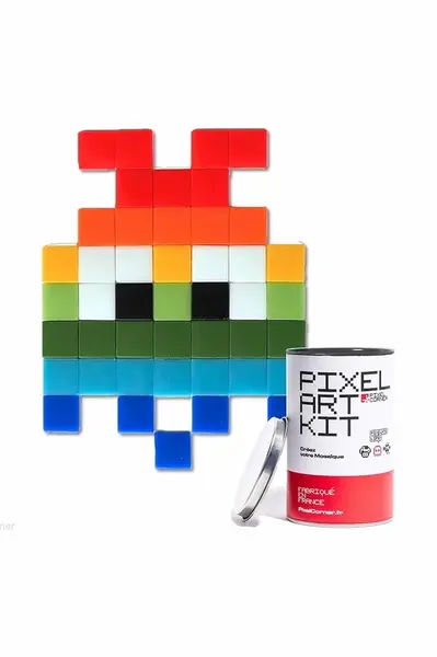 Pixel Corner DIY sada - pixelová mozaika Pixel Corner Rainbow Gloom Small