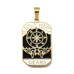 Tarot 304 Stainless Steel Enamel Pendants