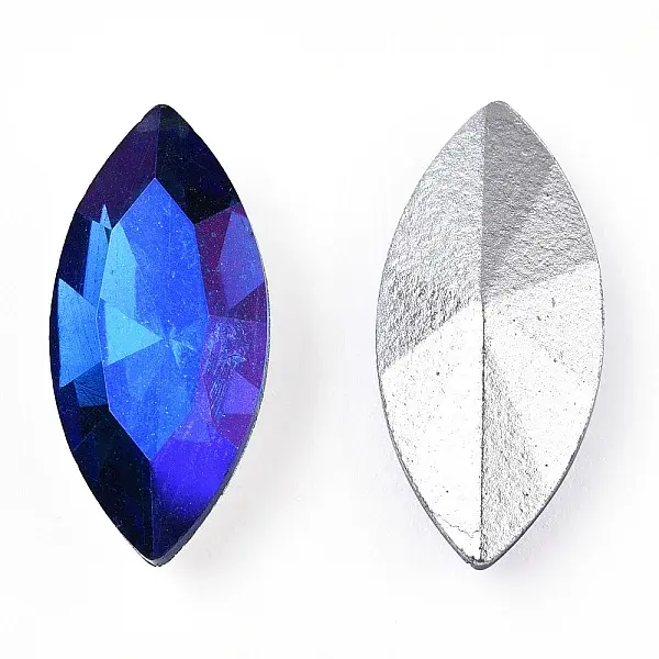 Pointed Back Glass Rhinestone Cabochons