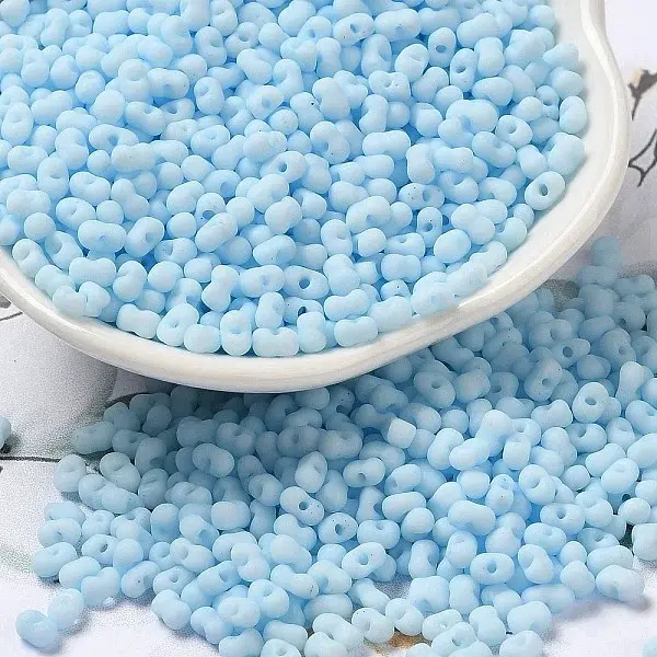 Glass Frosted Seed Beads