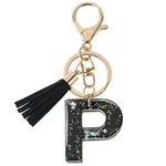 1Pc Resin Letter Keychains