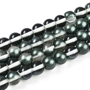 Baking Paint Transparent Glass Beads