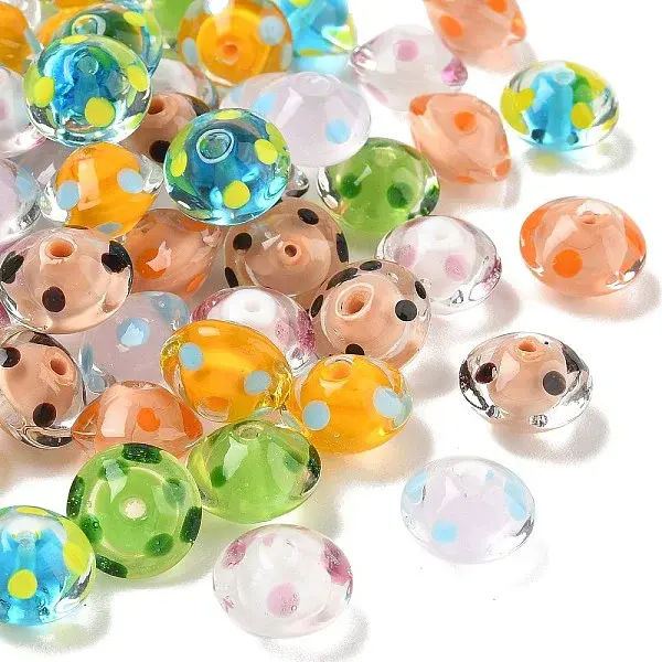 Transparent Handmade Lampwork Beads