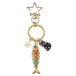 Alloy & 304 Stainless Steel Enamel Keychains