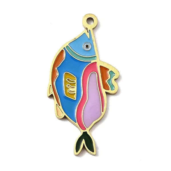 Stainless Steel Enamel Pendants