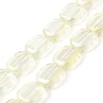 Transparent Electroplate Glass Bead Strands
