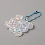 Translucent Acrylic Disc Pendant Keychain